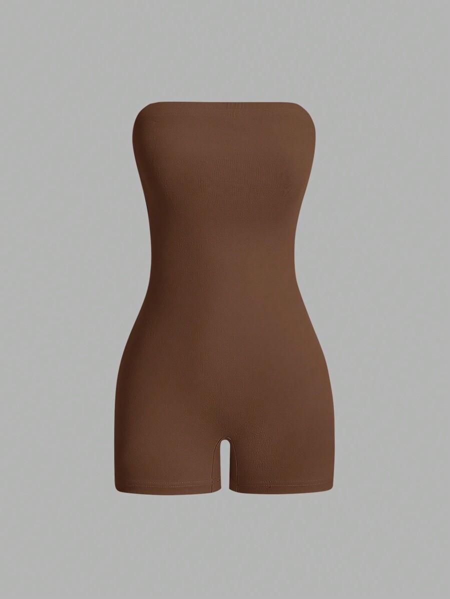 SHEIN KOMBINEZON ODKRYTE RAMIONA KRÓTKA NOGAWKA 2-PACK S06__M