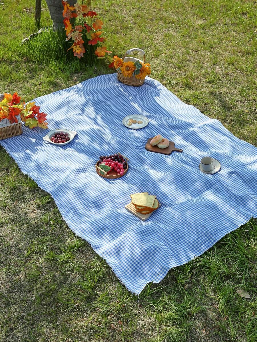 SHEIN KOC PIKNIKOWY W KRATKĘ S07__300X150CM