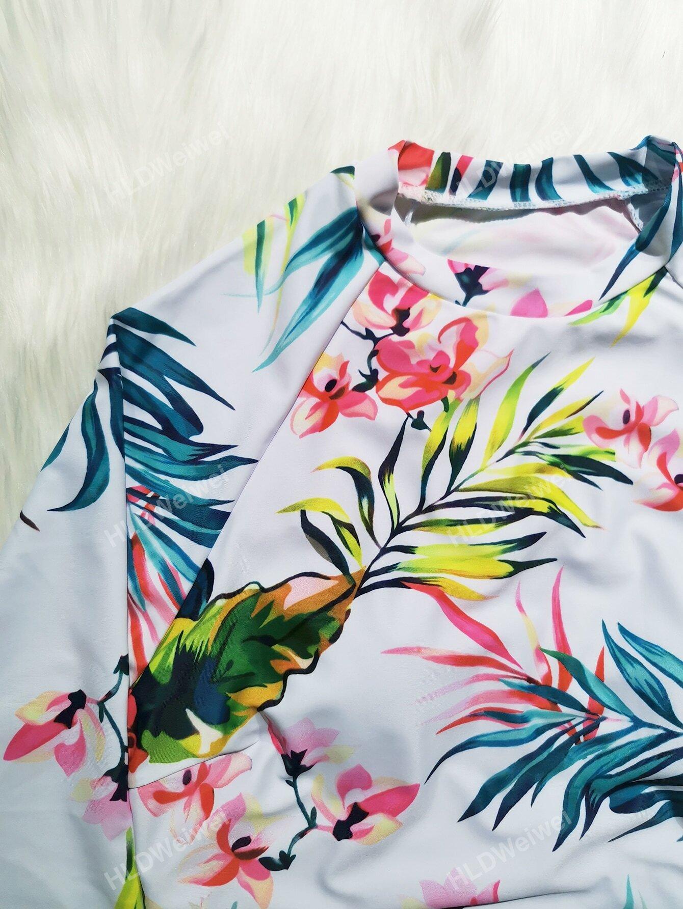 SHEIN DWUCZĘŚCIOWY STRÓJ KĄPIELOWY WZÓR S09__S