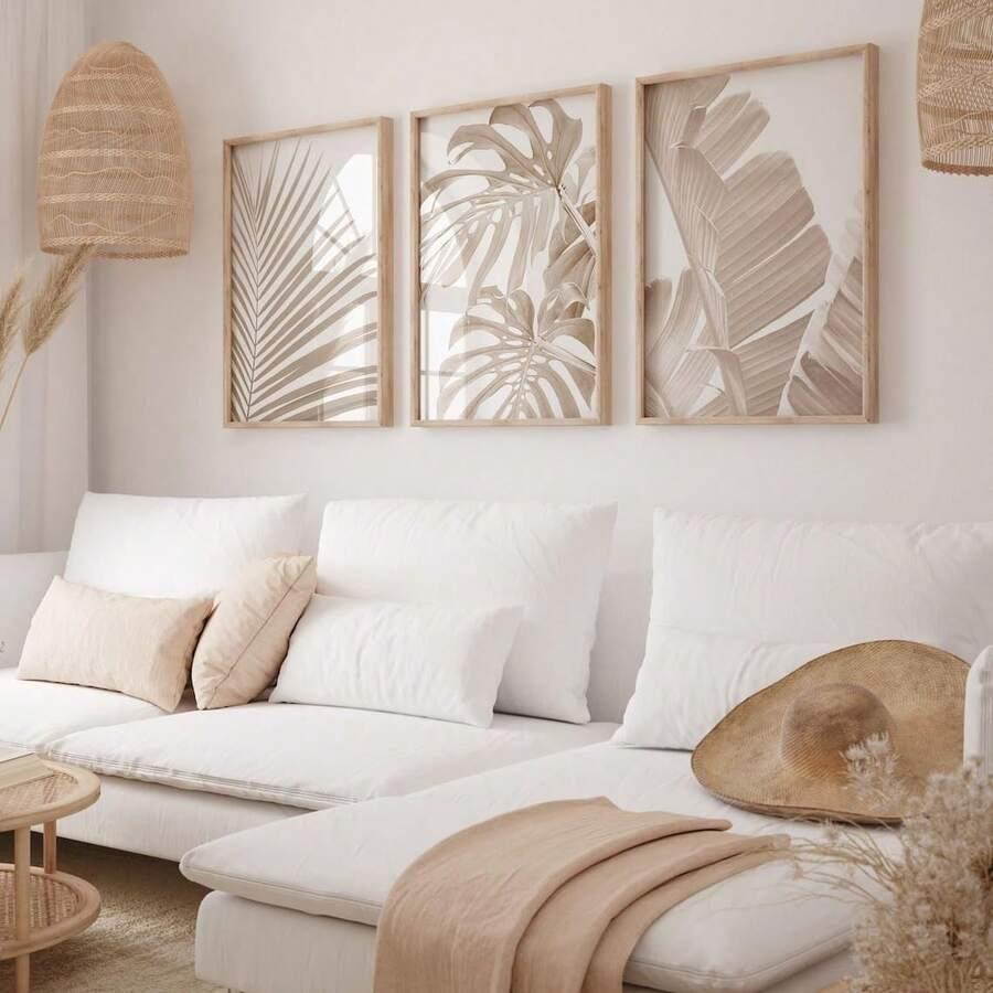 SHEIN PLAKAT NA ŚCIANĘ 3-PACK S07__30X40