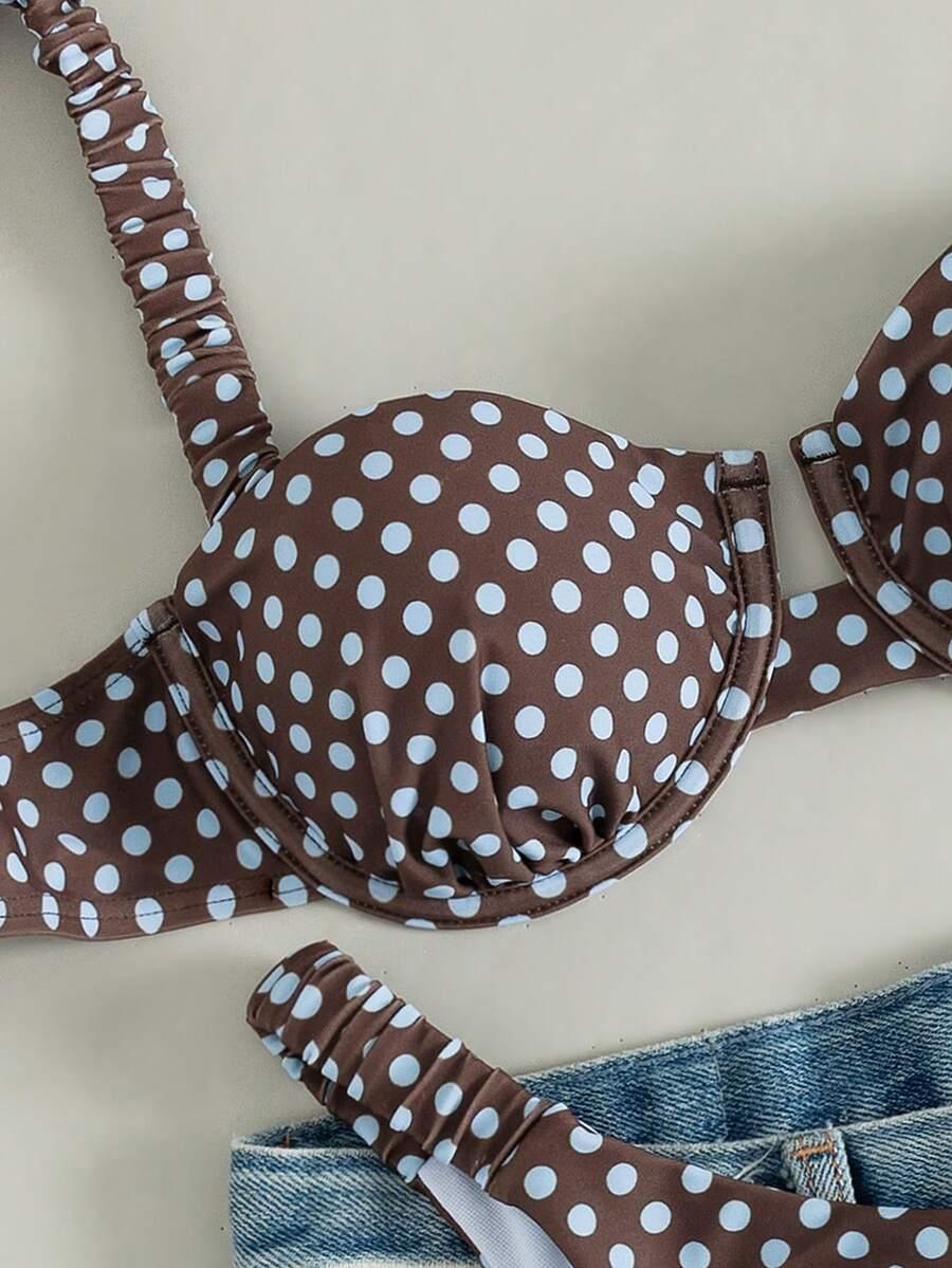 SHEIN DWUCZĘŚCIOWY STRÓJ KĄPIELOWY S09__S