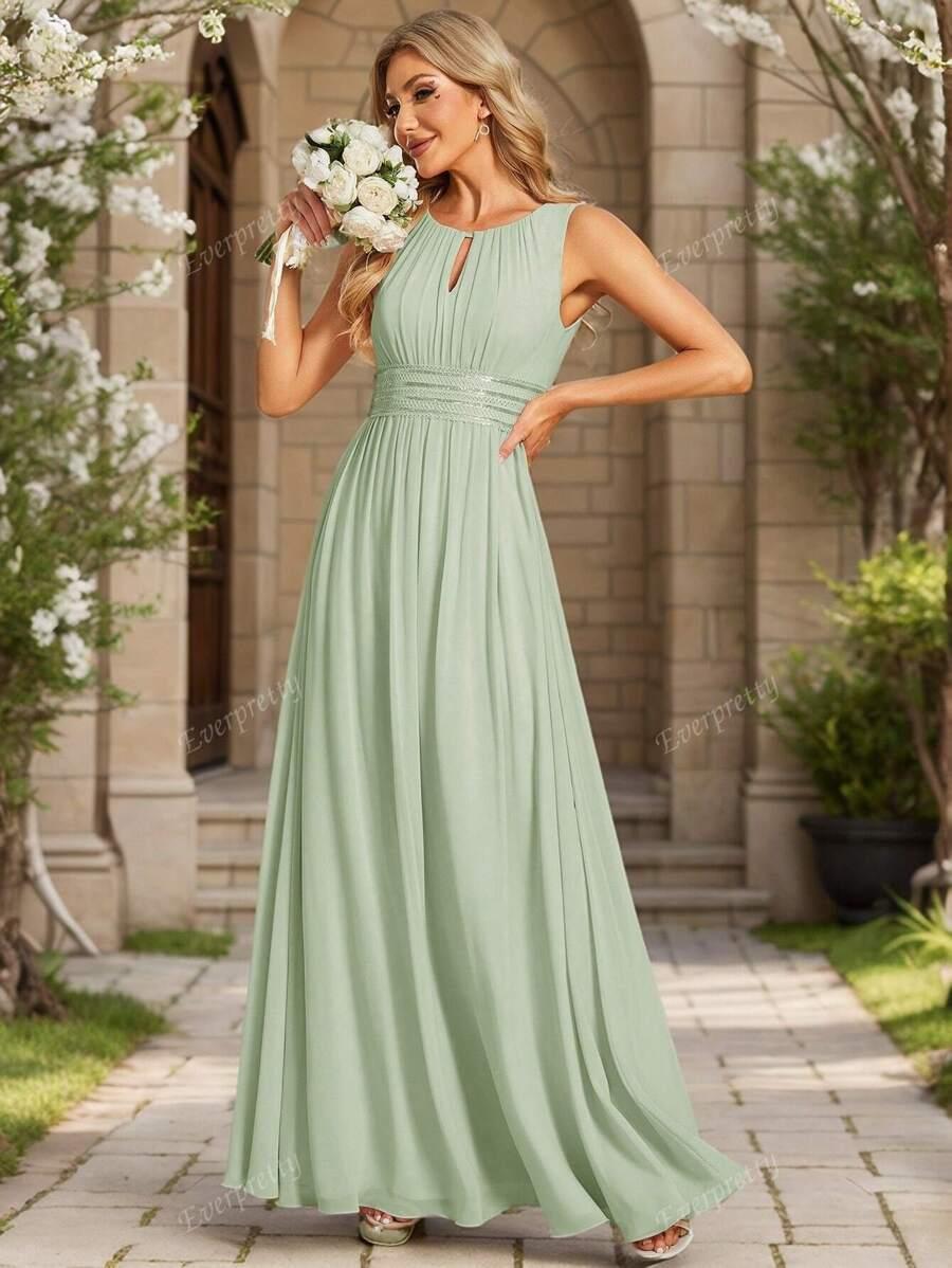 SHEIN ZIELONA MAXI SUKIENKA S06__L