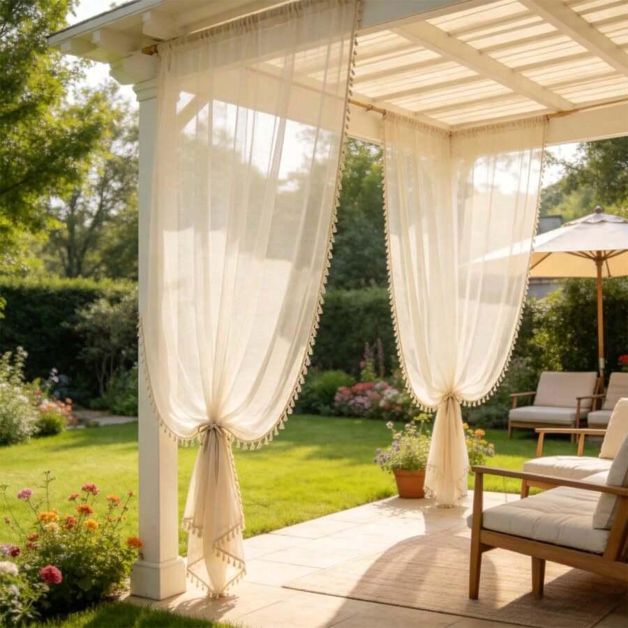 SHEIN BEŻOWA ZASŁONA 1SZT. S07__280X250CM