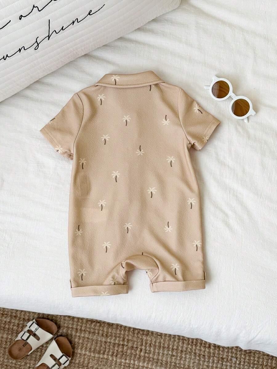 SHEIN BEŻOWY KOMBINEZON PRINT S06__68