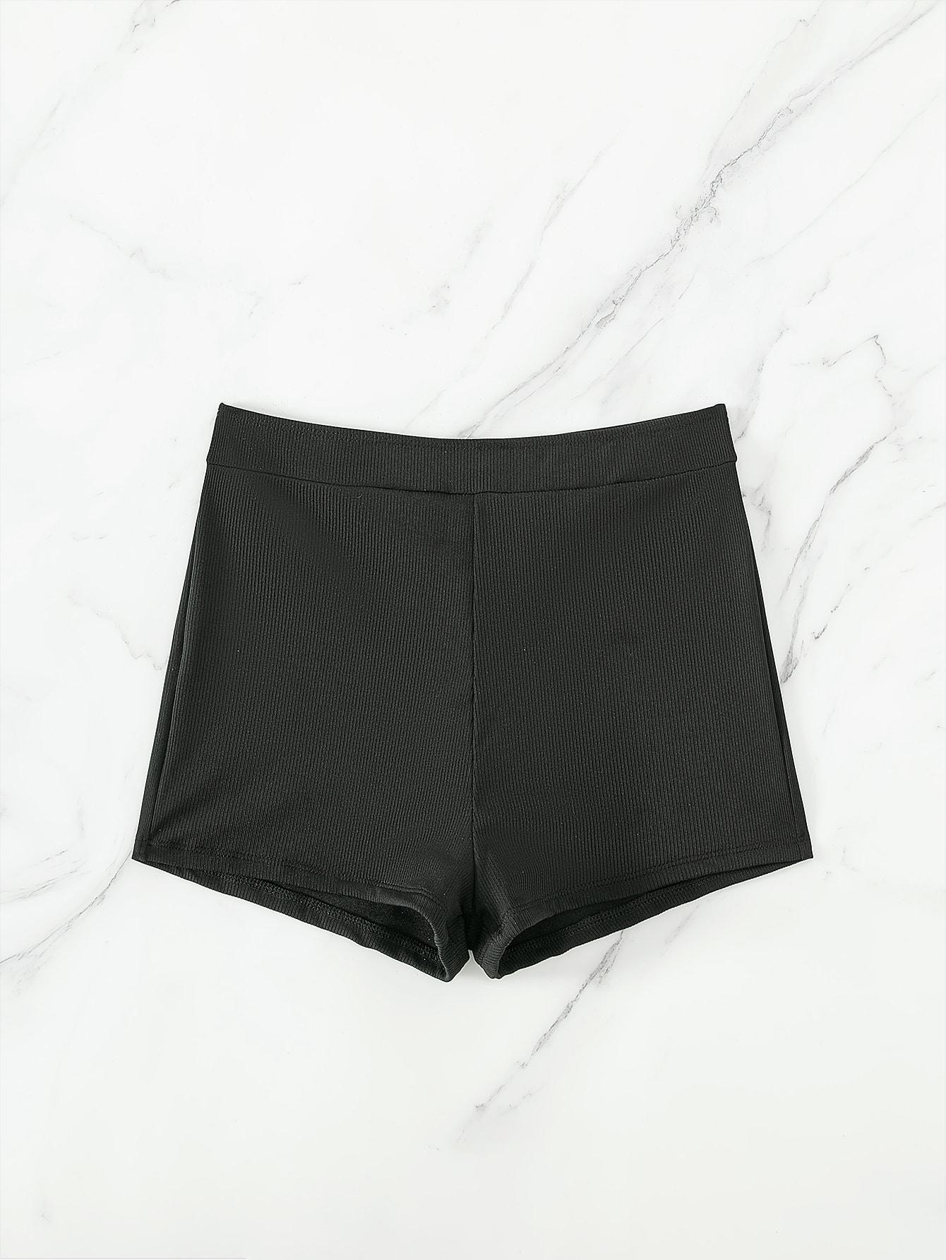 SHEIN CZARNY DÓŁ OD STROJU KĄPIELOWEGO S06__L