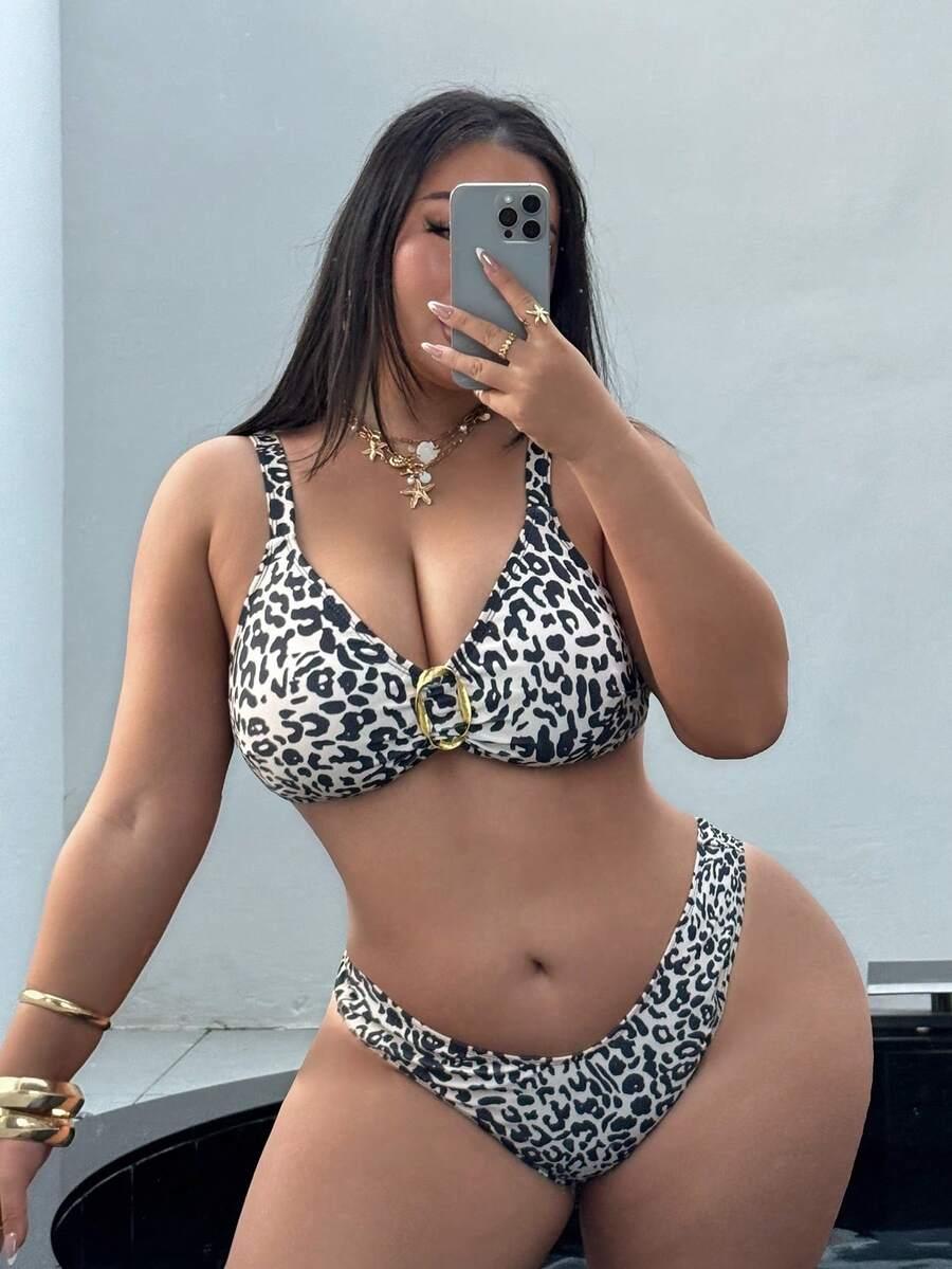 SWIM SXY DWUCZĘŚCIOWY STRÓJ KĄPIELOWY ANIMAL PRINT S09__50