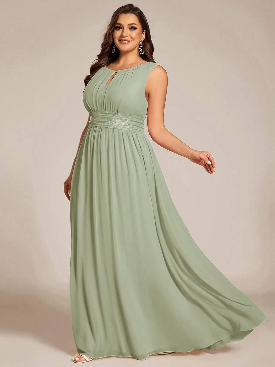 SHEIN ZIELONA MAXI SUKIENKA S09__50