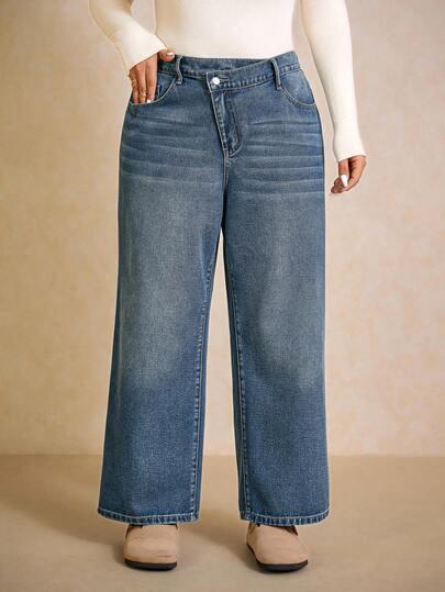 SHEIN NIEBIESKIE SPODNIE JEANS S06__46