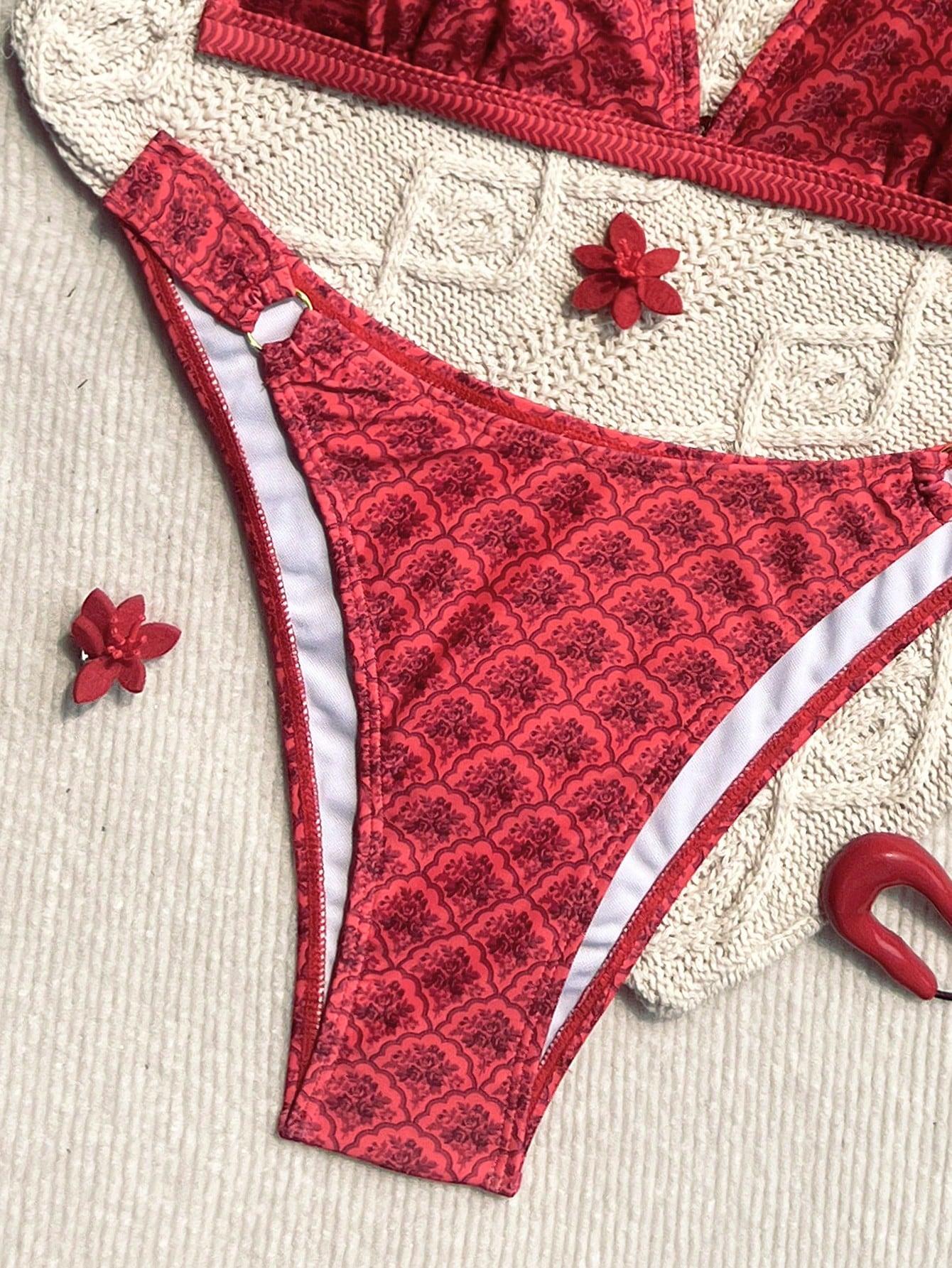 SHEIN DWUCZĘŚCIOWY STRÓJ KĄPIELOWY S09__XL