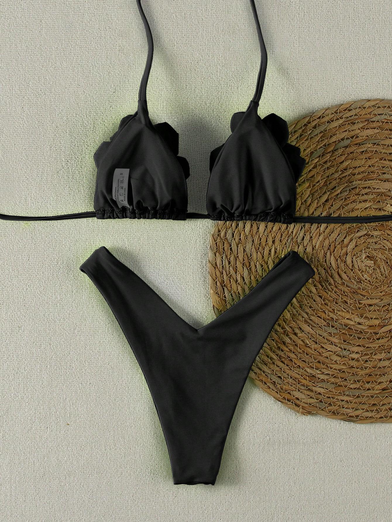 SHEIN DWUCZĘŚCIOWY STRÓJ KĄPIELOWY S09__XS