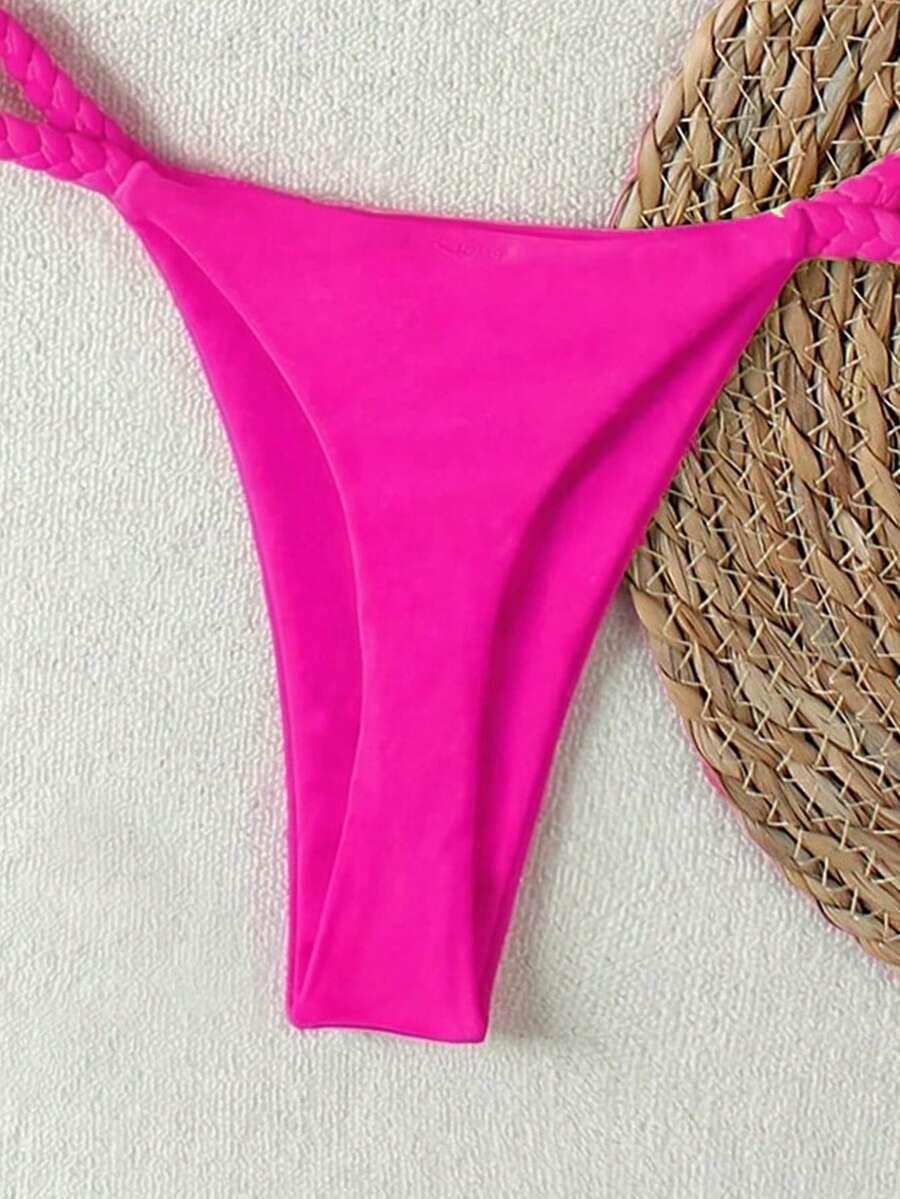 SHEIN RÓŻOWY DÓŁ OD BIKINI S09__S