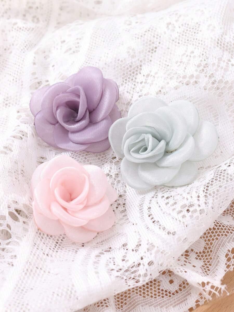 SHEIN RÓŻOWE SZTUCZNE KWIATY S07__8-PACK