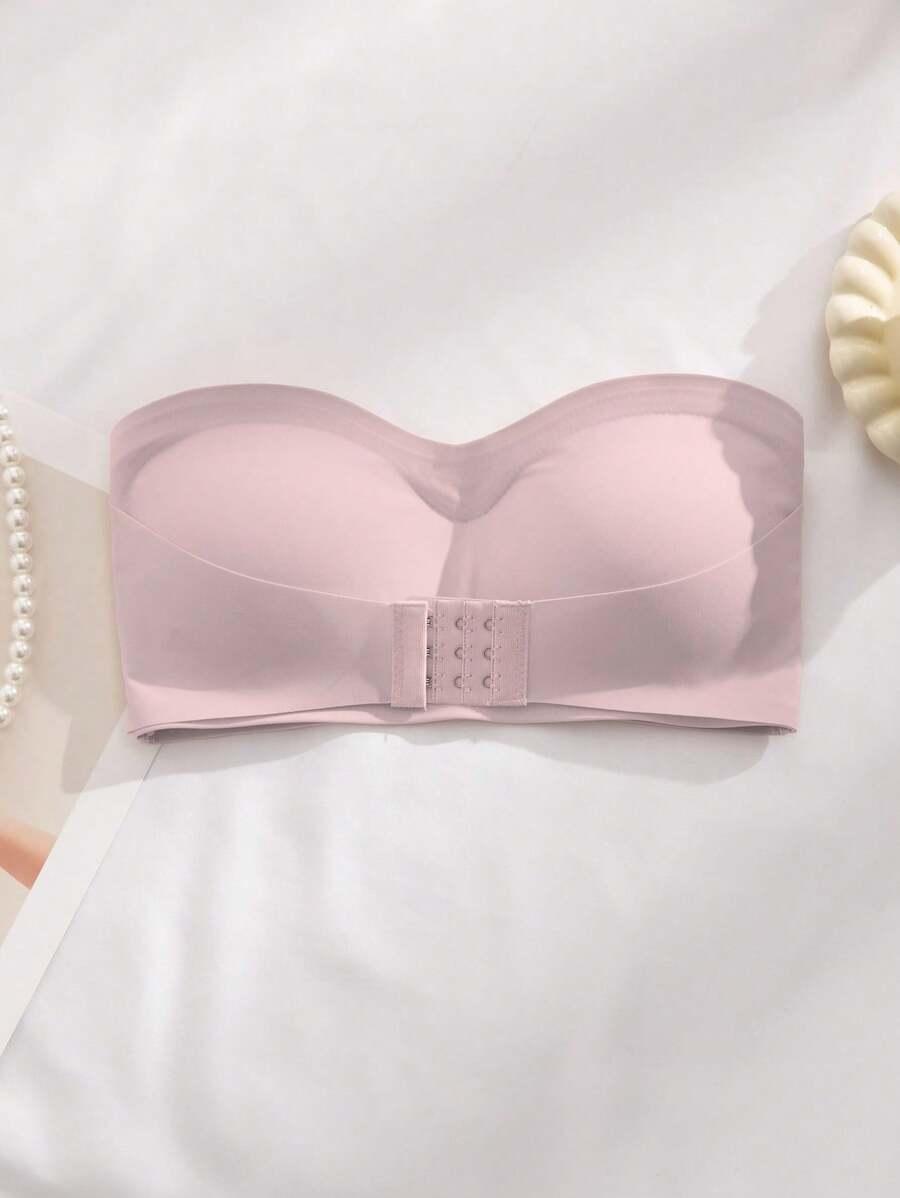 SHEIN RÓŻOWY BIUSTONOSZ ZAPINANY Z PRZODU S06__XL