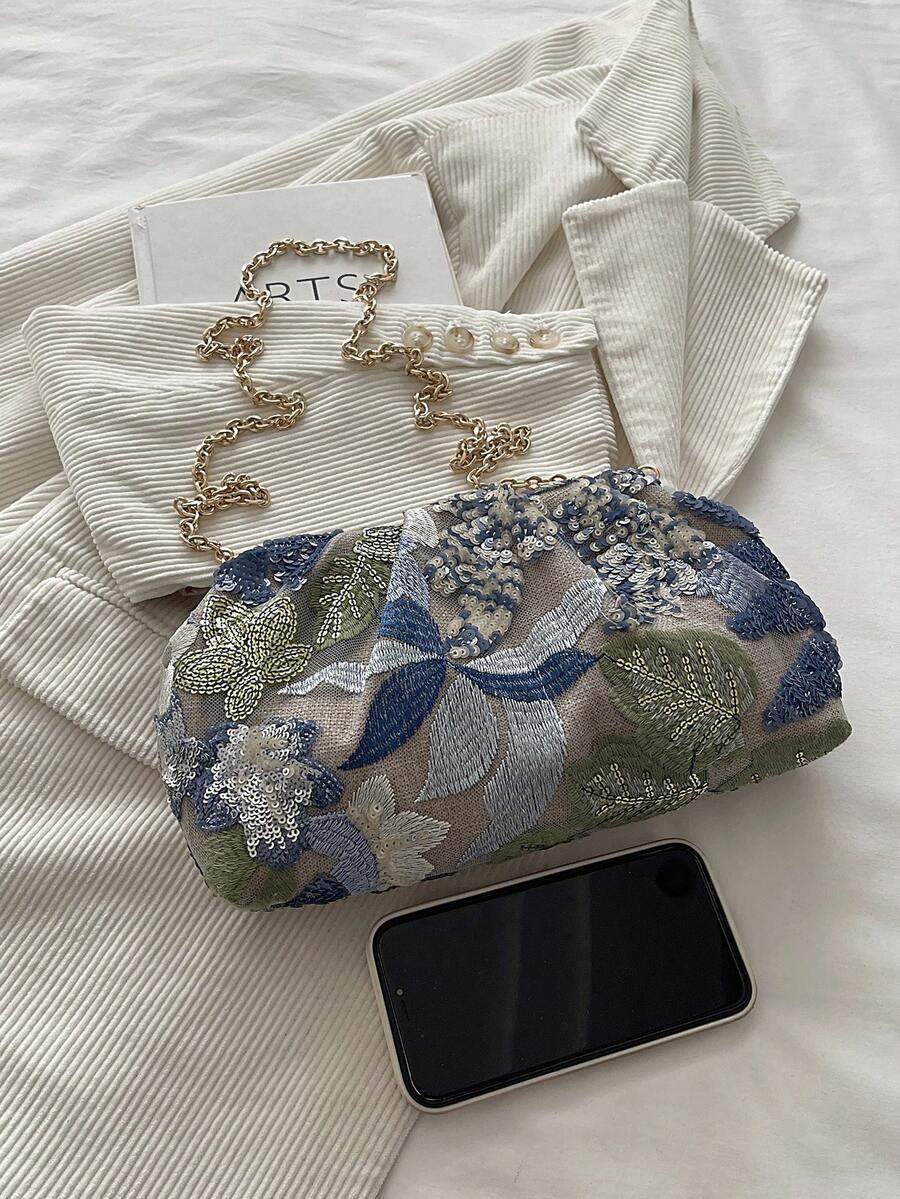 SHEIN TOREBKA WZÓR ŁAŃCUSZEK S07__15X28,5