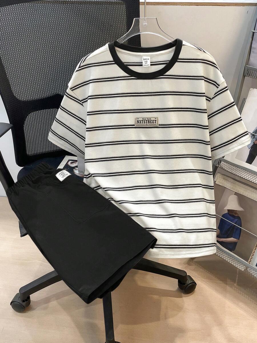 SHEIN KOMPLET T-SHIRT SPODENKI S06__146/152