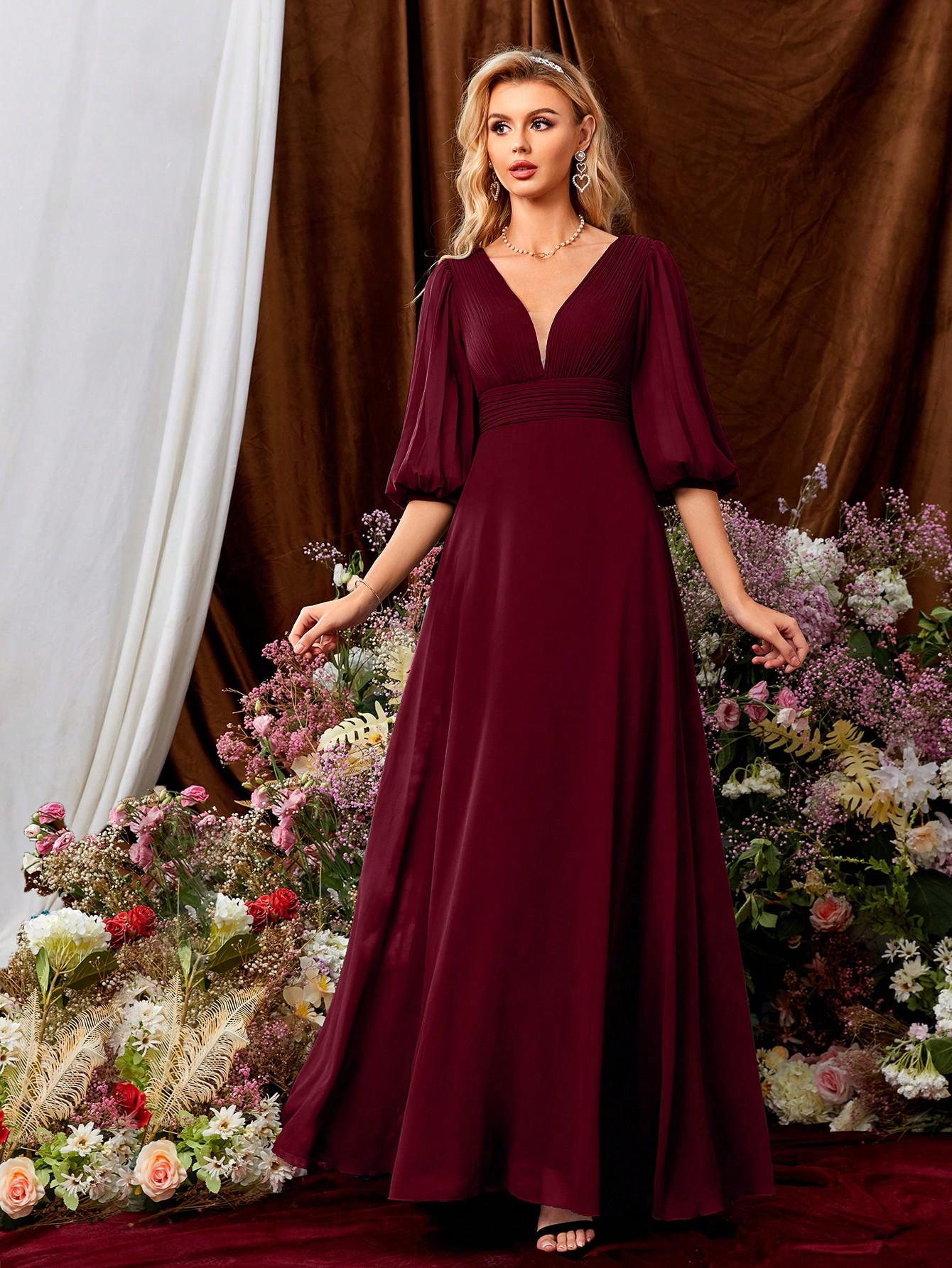 SHEIN BORDOWA MAXI SUKIENKA S06__XL