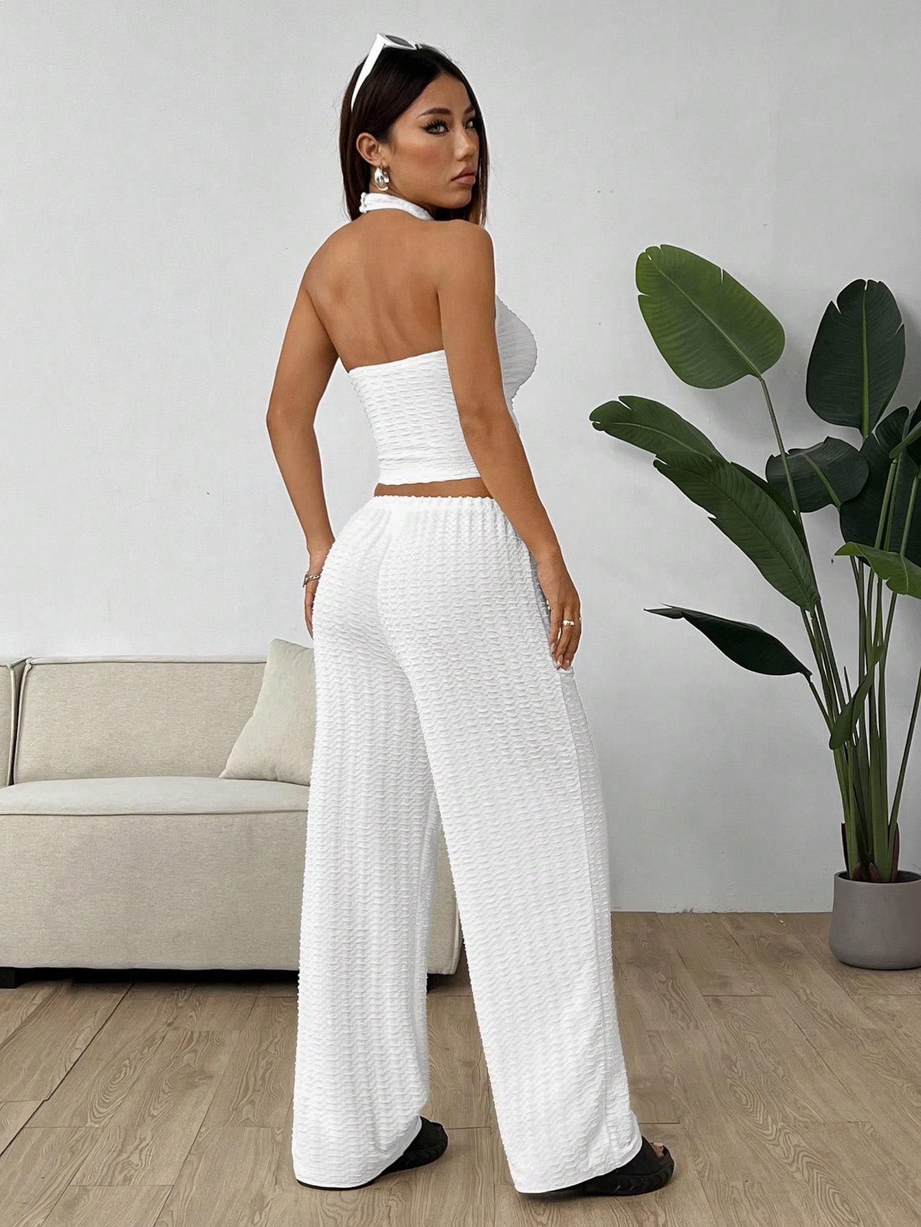SHEIN BIAŁY TOP BEZ RĘKAWÓW S06__M