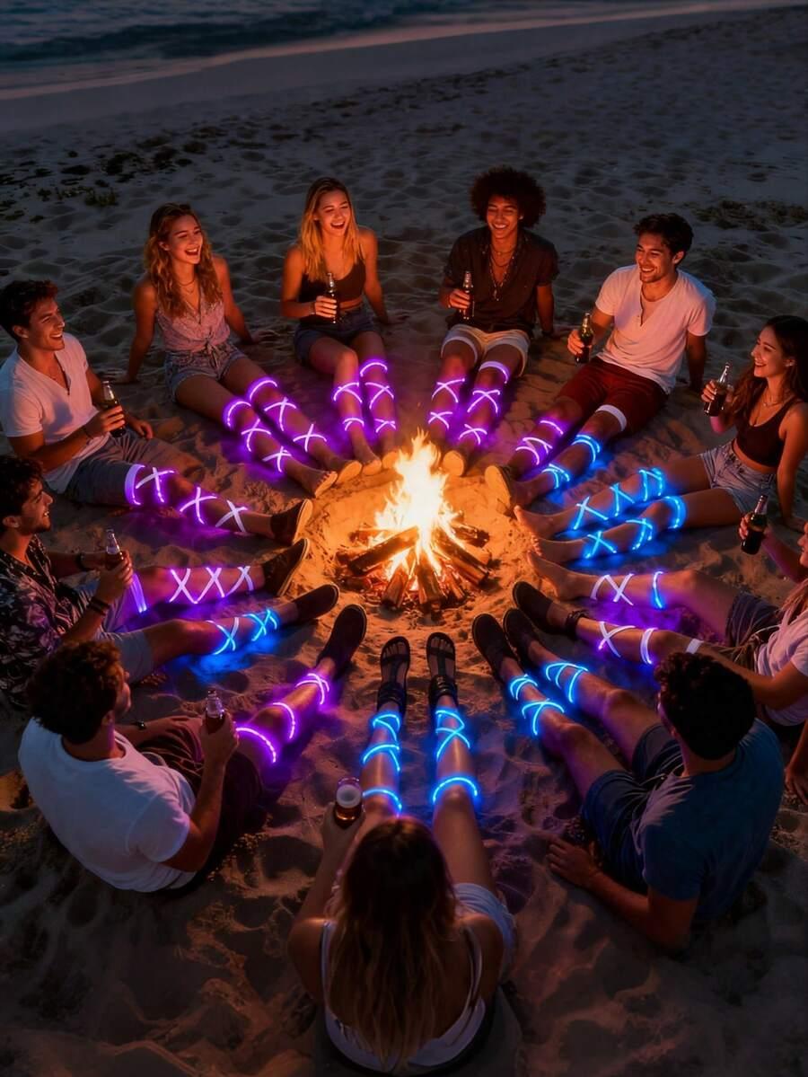 SHEIN NEONOWE PODWIĄZKI 2 SZTUKI S07