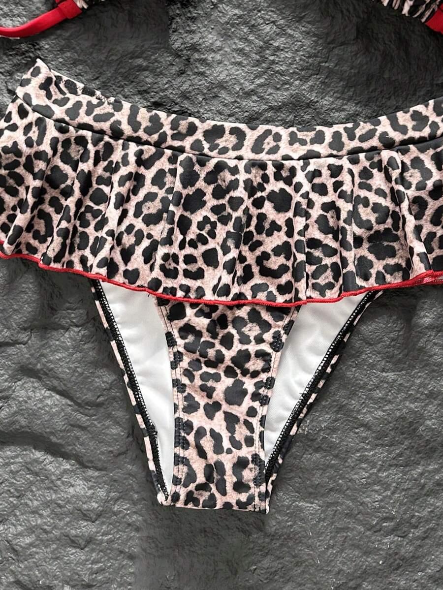 SWIM MOD DWUCZĘŚCIOWY STRÓJ KĄPIELOWY ANIMAL PRINT S09__M