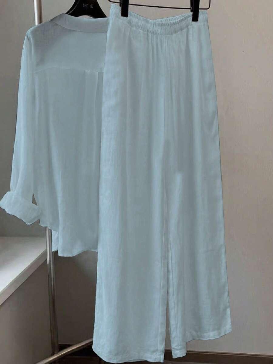 SHEIN KOSZULA SPODNIE KOMPLET S06__XL