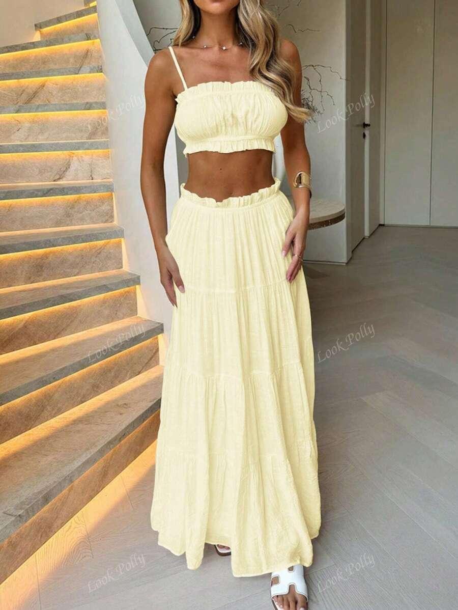 SHEIN TOP SPÓDNICA KOMPLET S06__L
