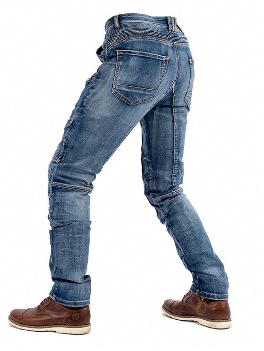ESDVQ NIEBIESKIE SPODNIE JEANS S06__XL