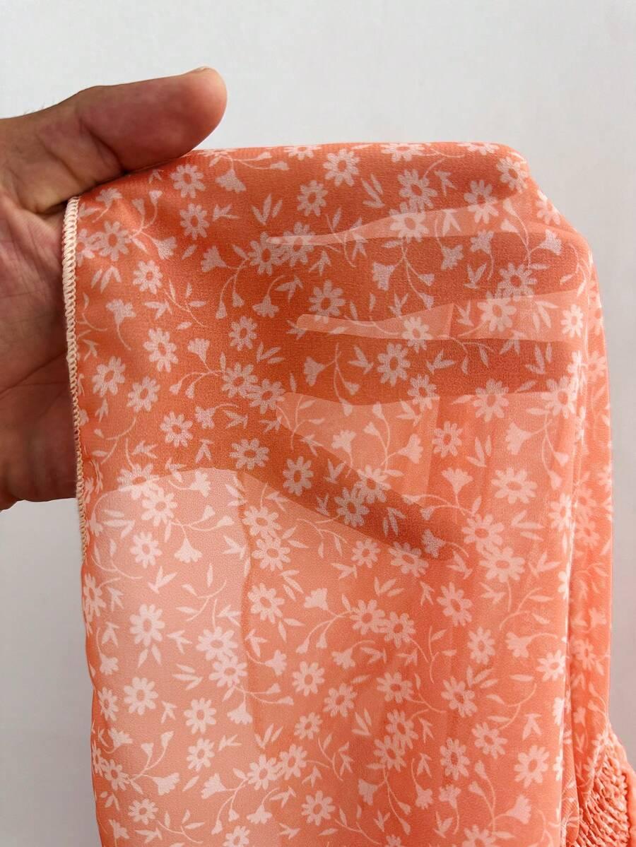 SUNNYSHIC POMARAŃCZOWA BLUZKA PRINT S06__44