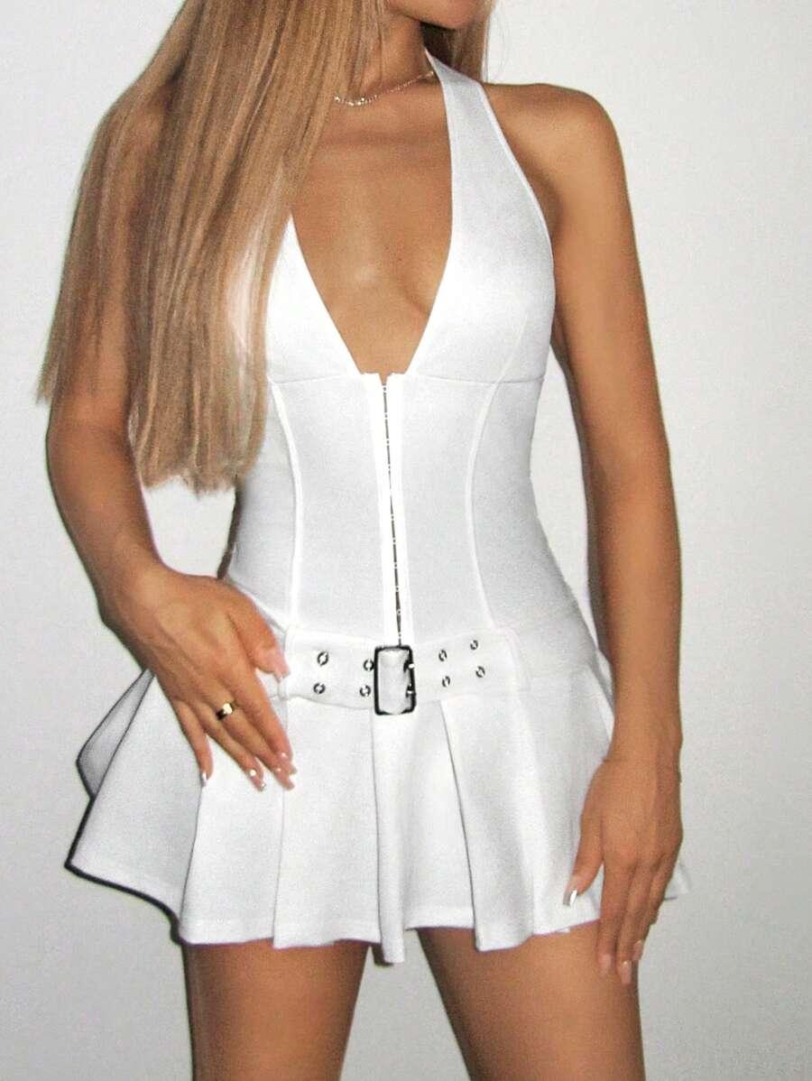 SHEIN MINI BIAŁA SUKIENKA S06__S