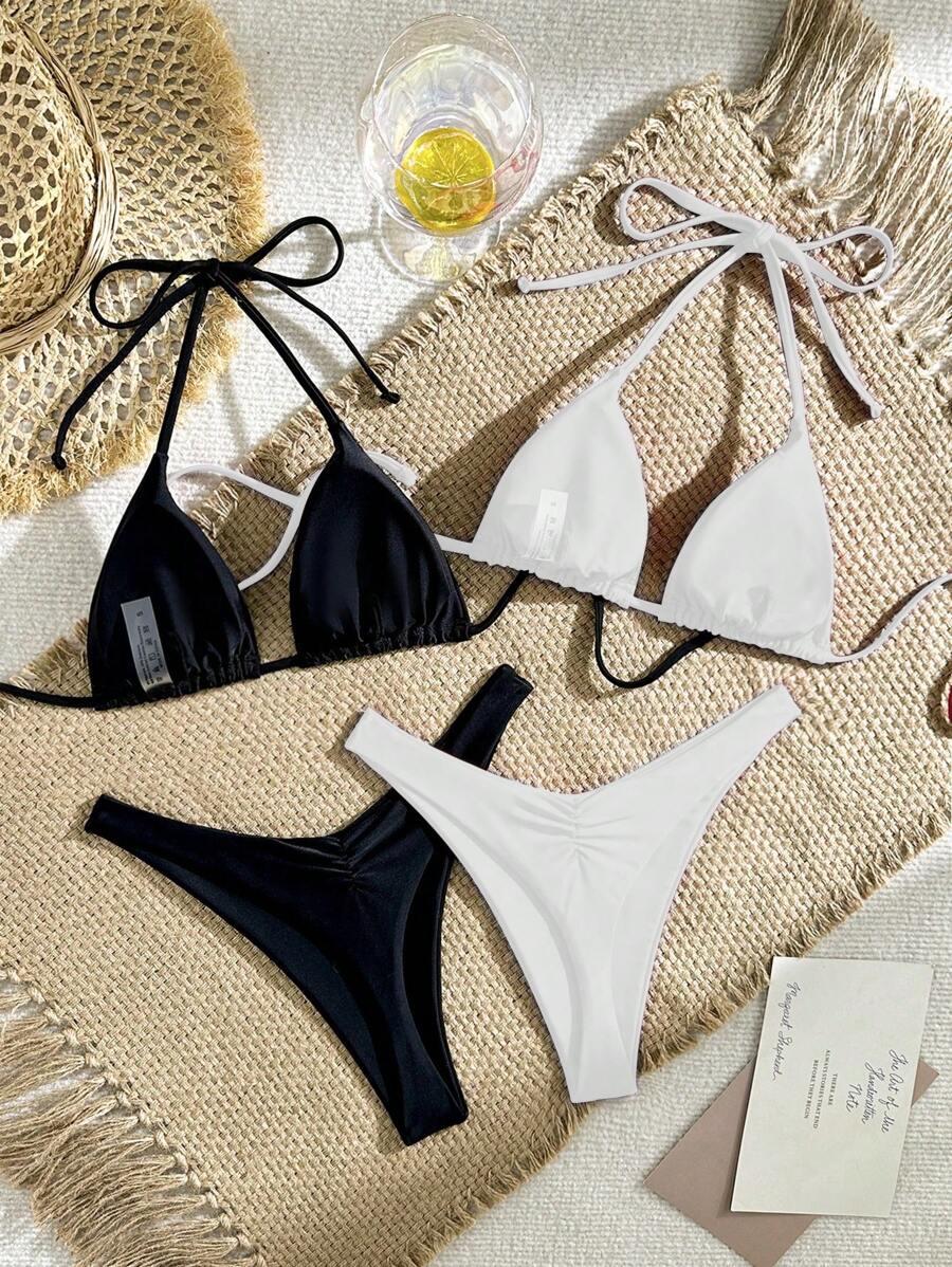 SHEIN DWUCZĘŚCIOWY STRÓJ KĄPIELOWY 2-PACK S09__S
