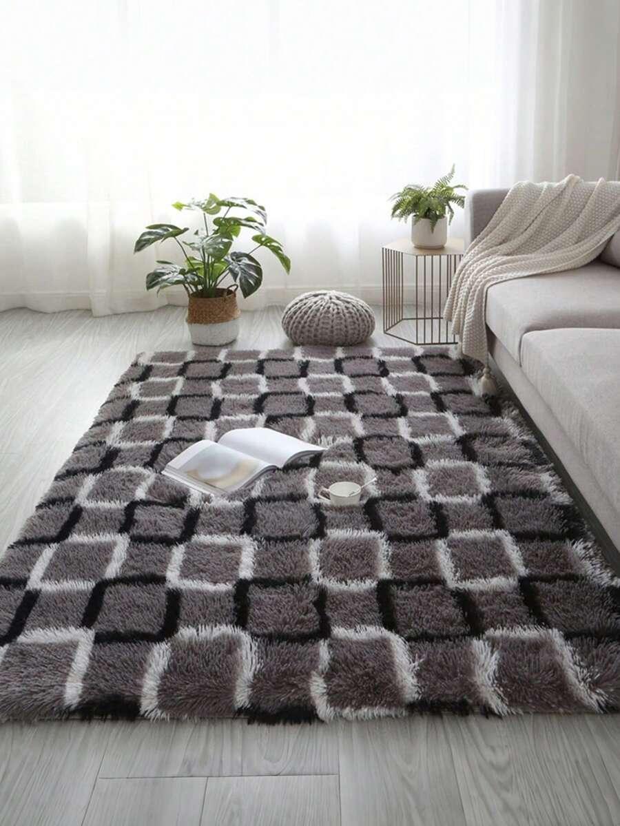 SHEIN PLUSZOWY DYWAN WZÓR S07__80X160