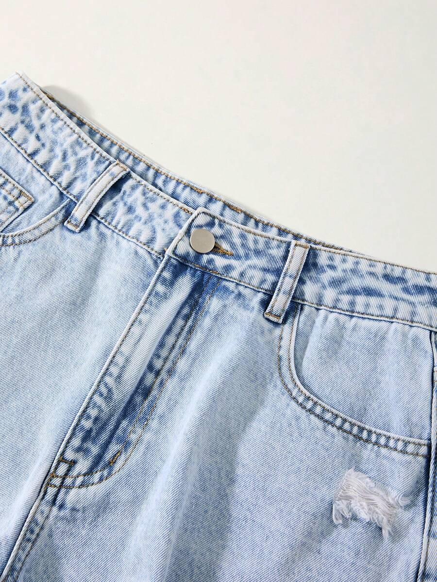 EMERY ROSE SPODENKI JEANS PRZETARCIA S06__50