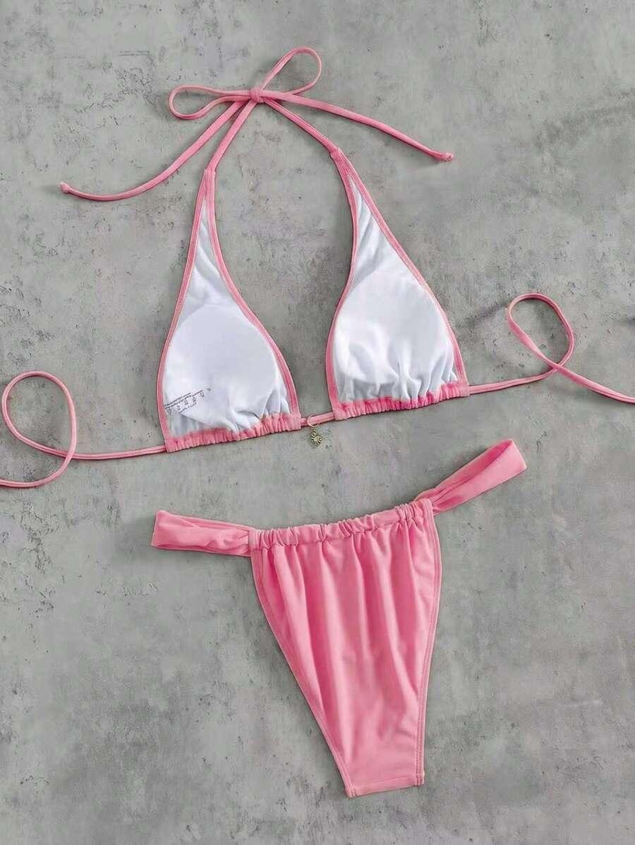 SHEIN DWUCZĘŚCIOWY STRÓJ KĄPIELOWY S09__M