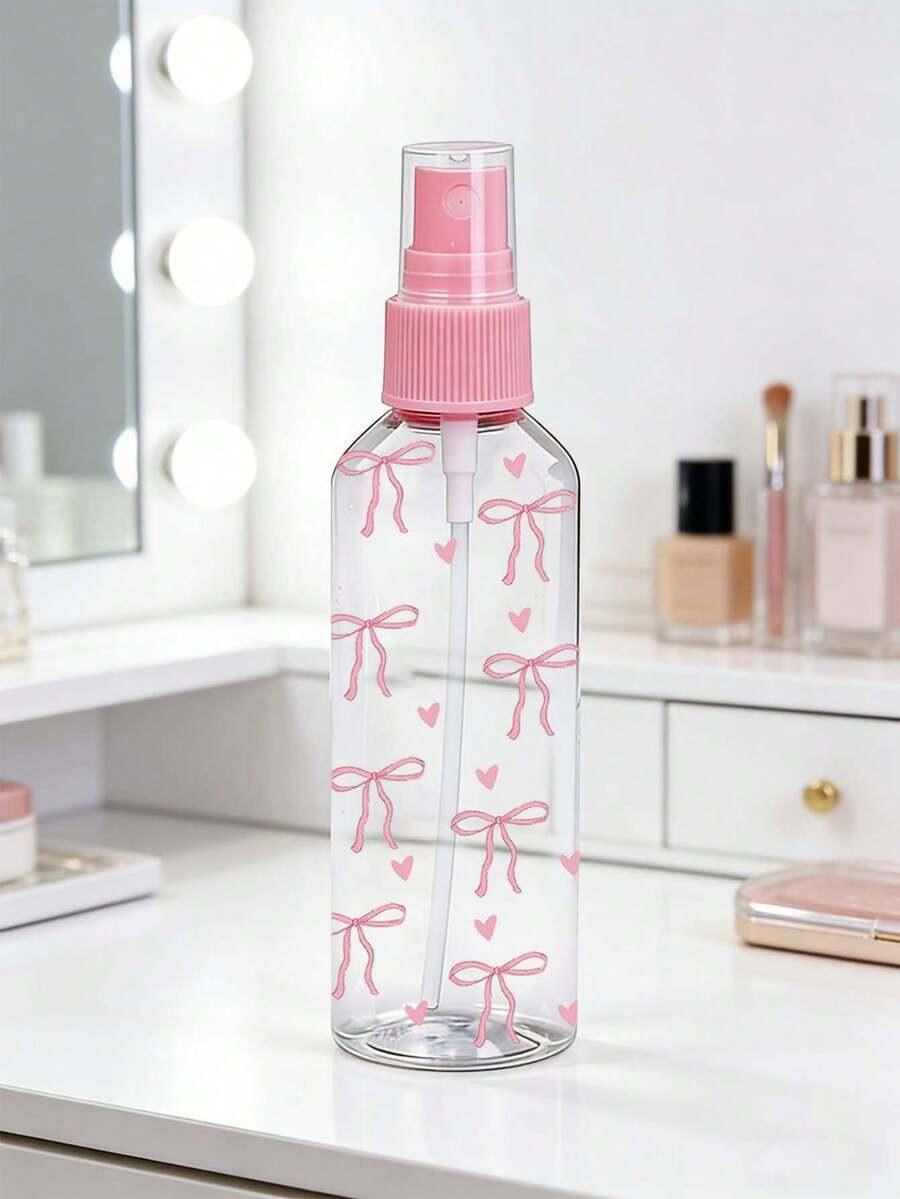 SHEIN PRZEZROCZYSTA BUTELKA KOKARDKI S07__11,5X3