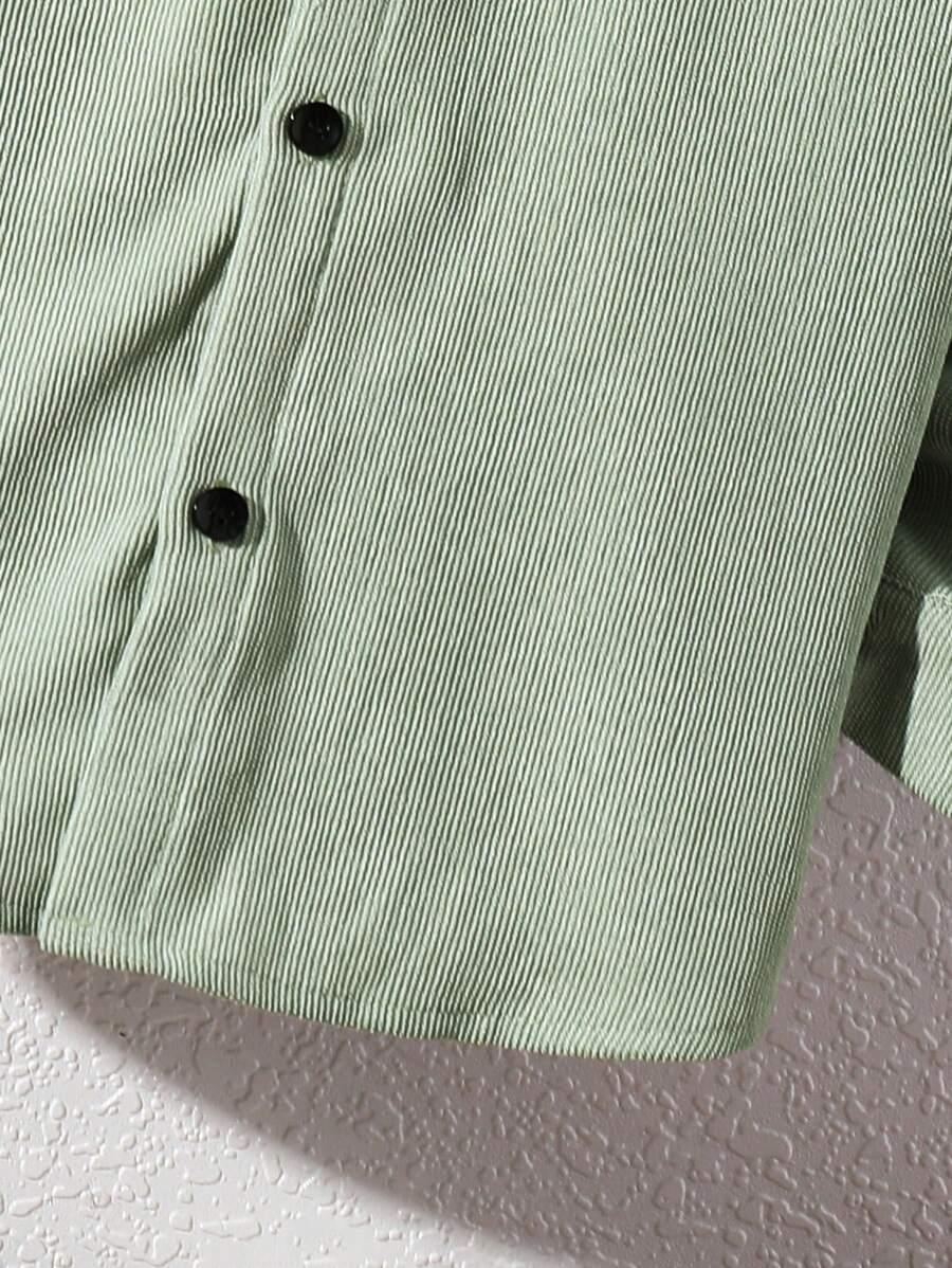 SHEIN ZIELONA KOSZULA Z KAPTUREM S06__140-152