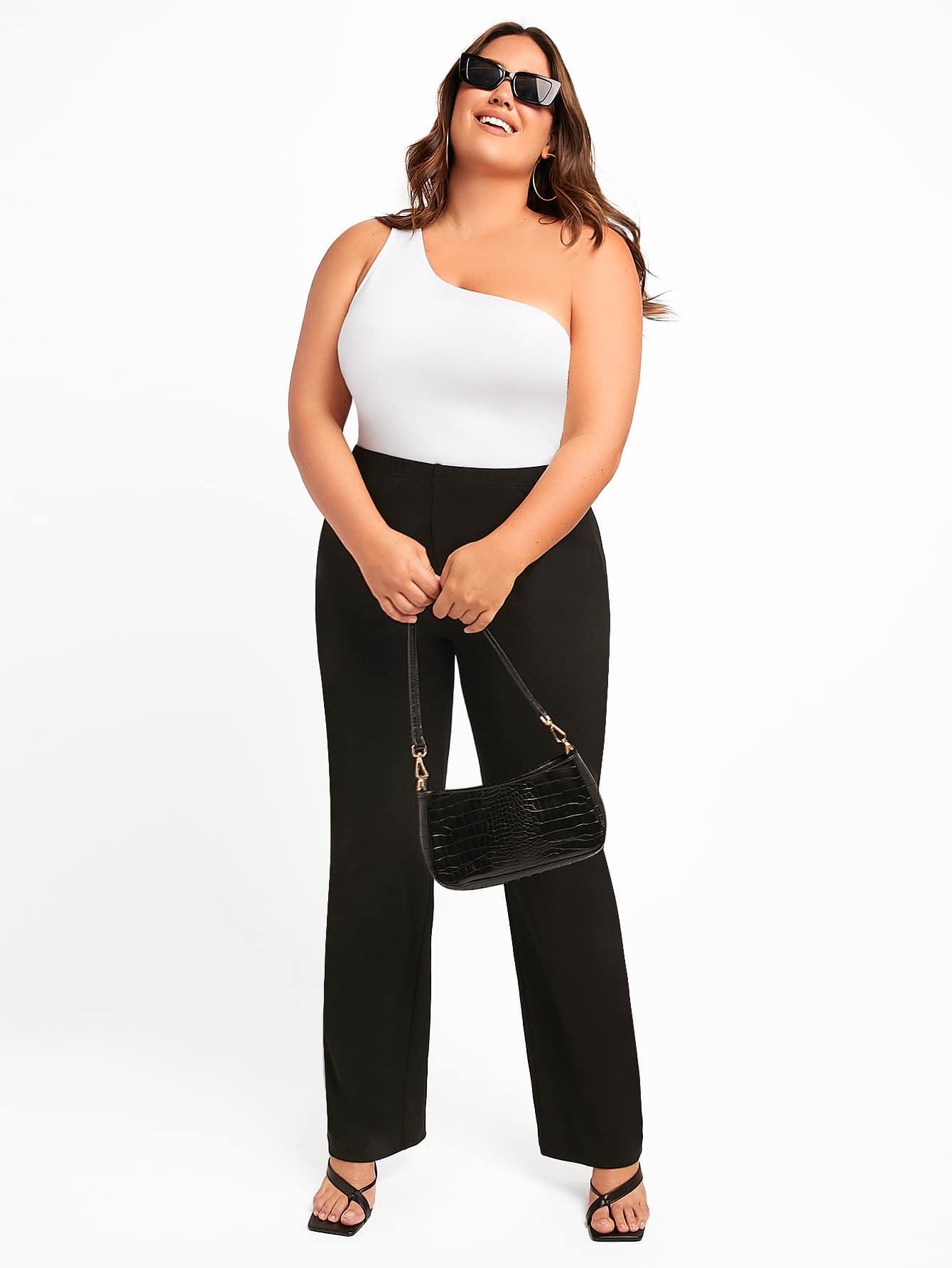 SHEIN CZARNE SPODNIE CASUAL S06__48