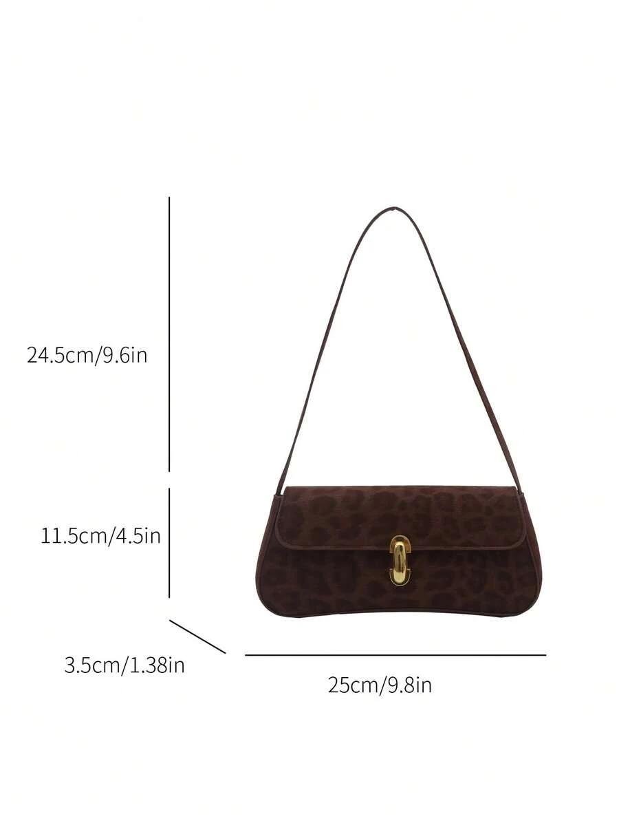 SHEIN CZARNA TOREBKA ANIMAL PRINT S07
