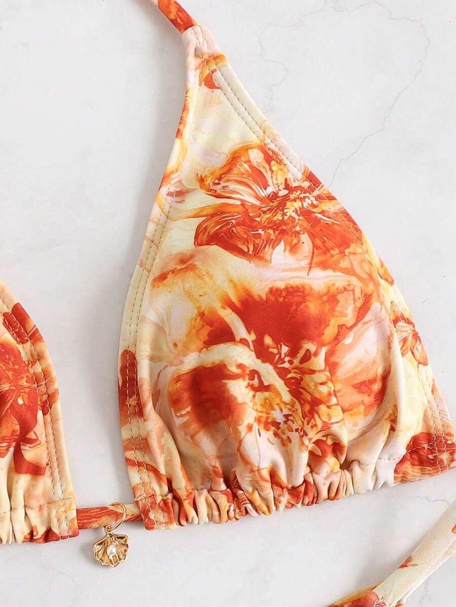 SHEIN DWUCZĘŚCIOWY STRÓJ KĄPIELOWY SPÓDNICA KOMPLET S09__S