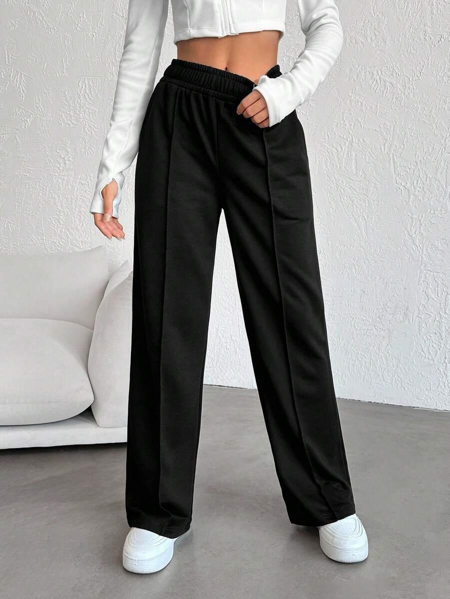 SHEIN SZARE SPODNIE DRESOWE S06__52
