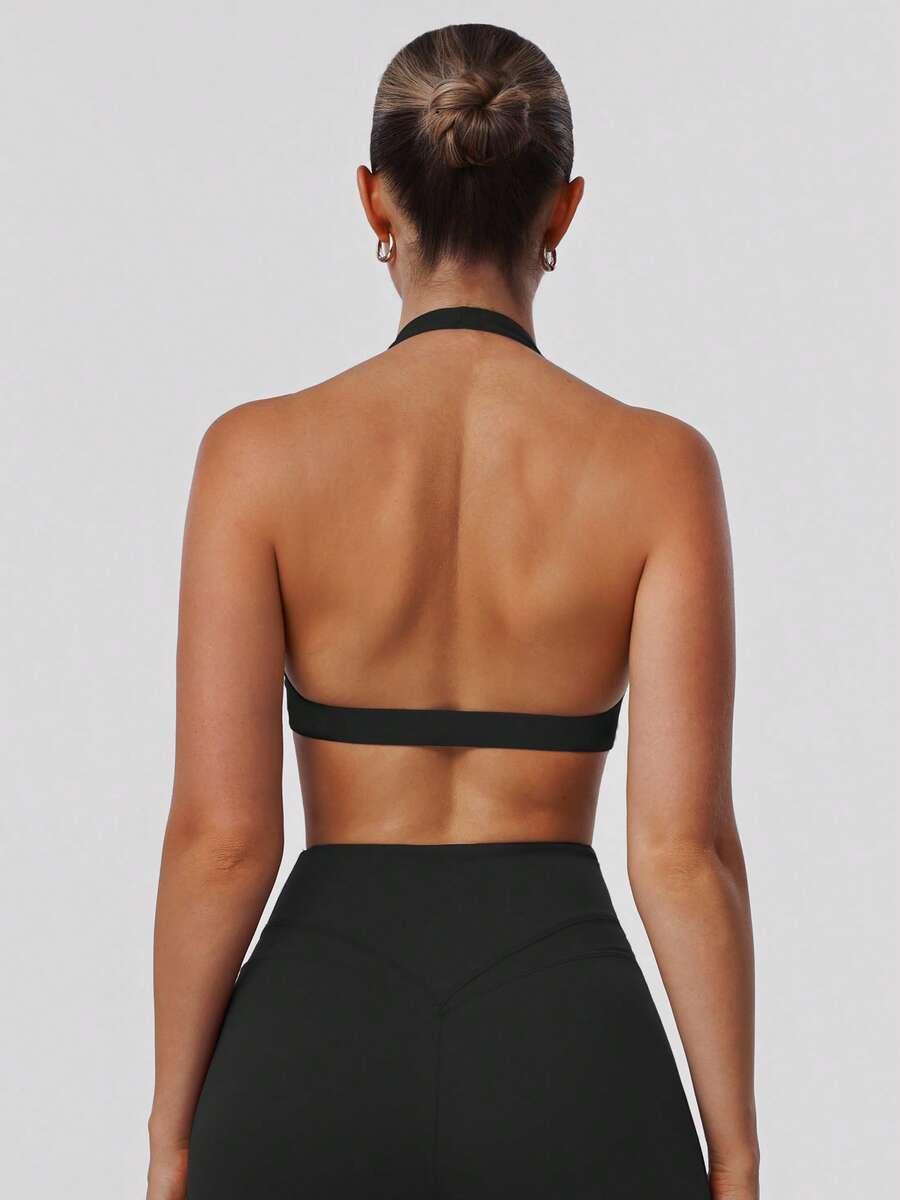 SHEIN CZARNY BIUSTONOSZ SPORTOWY S06__S
