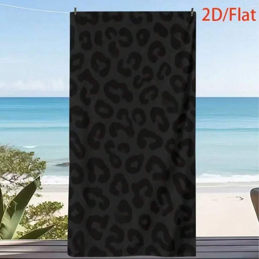 SHEIN PLAŻOWY RĘCZNIK ANIMAL PRINT S07__90X180