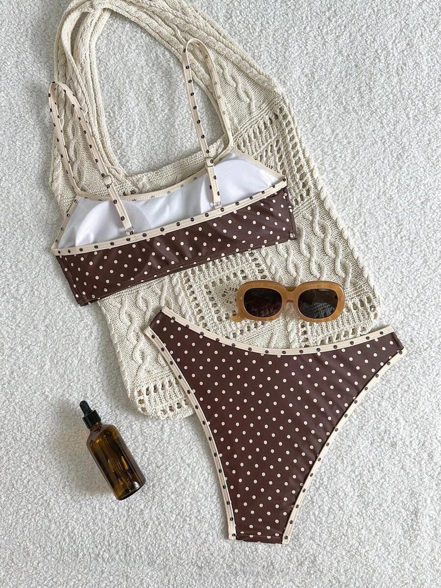 SWIM MOD STRÓJ KĄPIELOWY DWUCZĘŚCIOWY GROSZKI S09__M