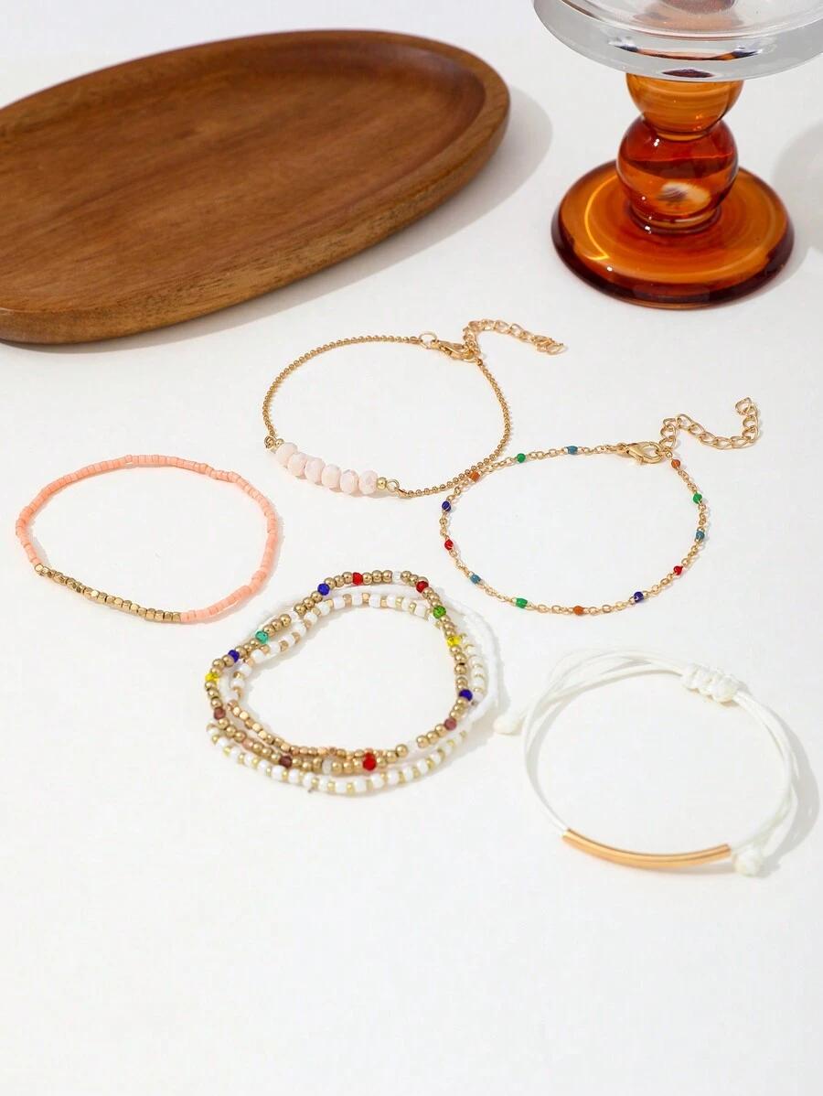 SHEIN ZESTAW BRANSOLETEK 7-PACK S07