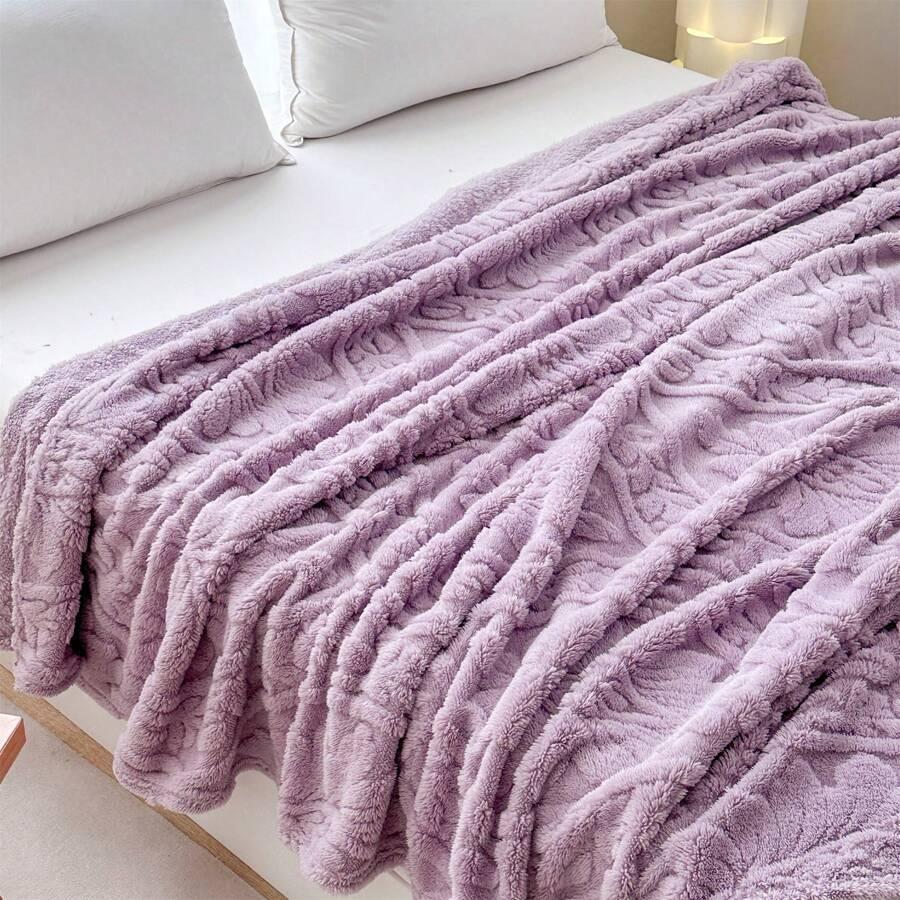 SHEIN FIOLETOWY KOC MIŚ S07__150X200CM