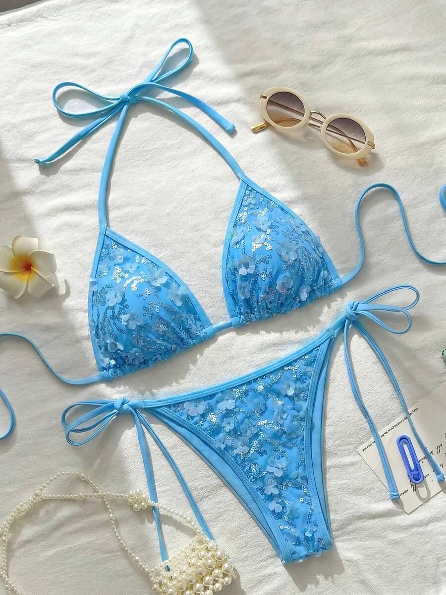 SWIM SXY DWUCZĘŚCIOWY STRÓJ KĄPIELOWY CEKINY S09__48