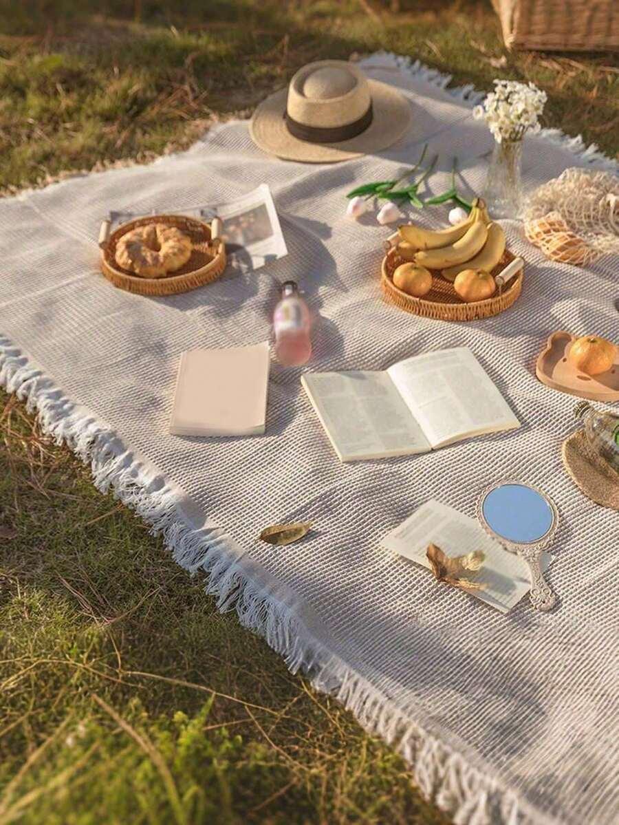 SHEIN MATA PLAŻOWA FRĘDZLE S07__90X150