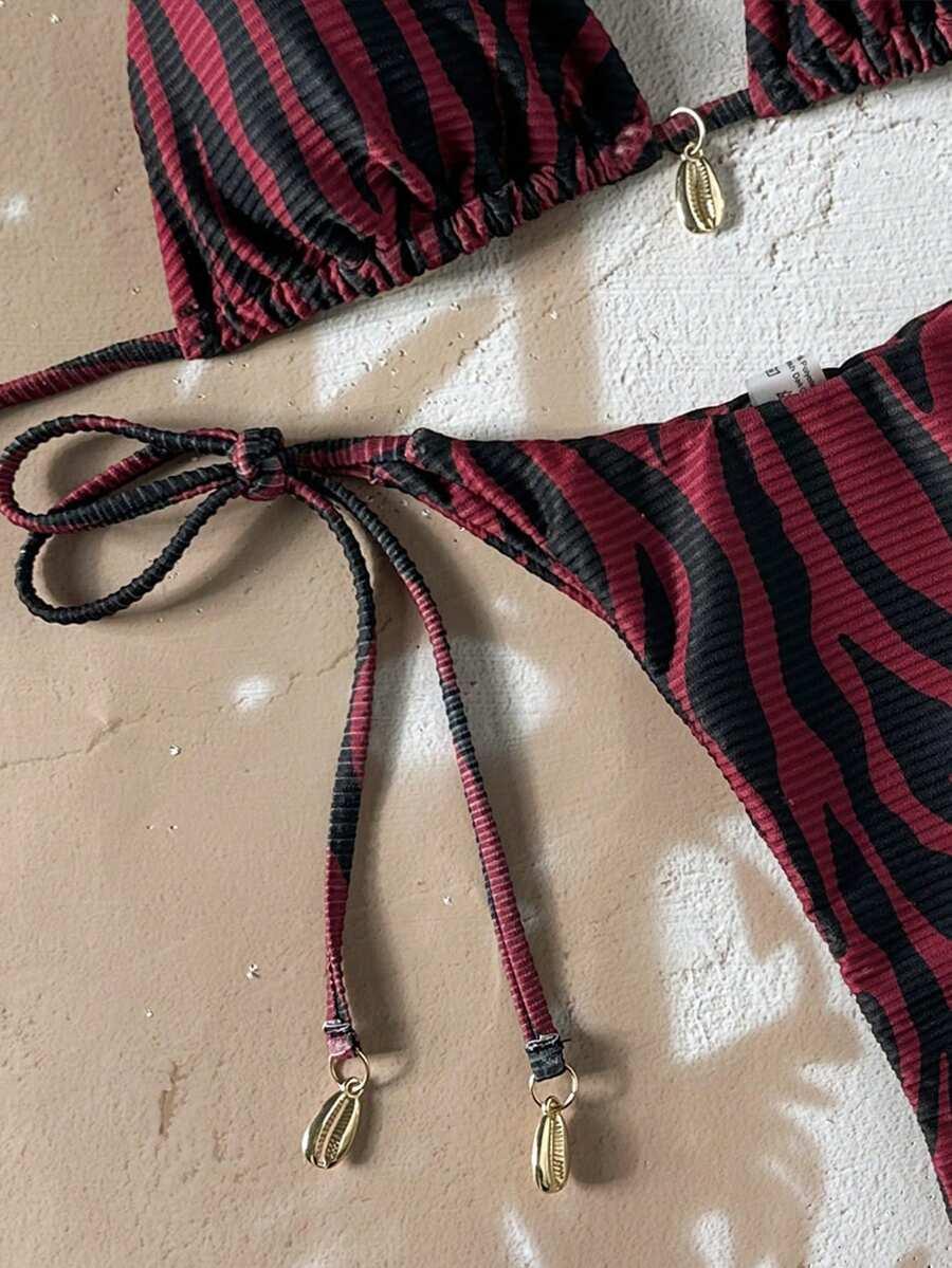 SHEIN DWUCZĘŚCIOWY STRÓJ KĄPIELOWY S09__M