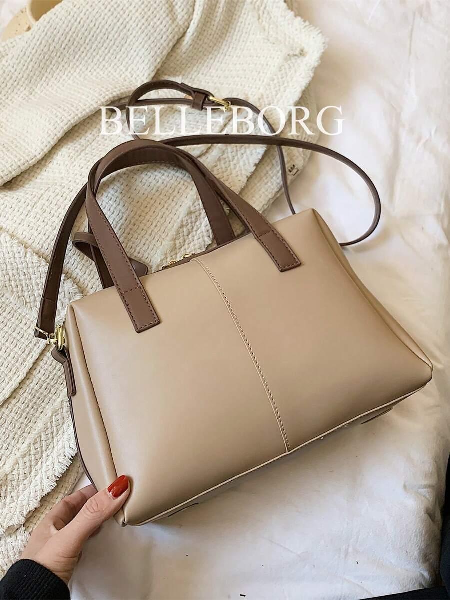 SHEIN BEŻOWA TOREBKA IMITACJA SKÓRY S07__26X17CM