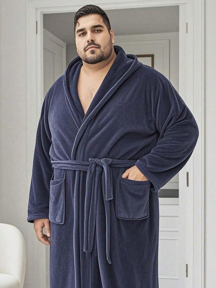 SHEIN SZLAFROK Z KAPTUREM S07__OS