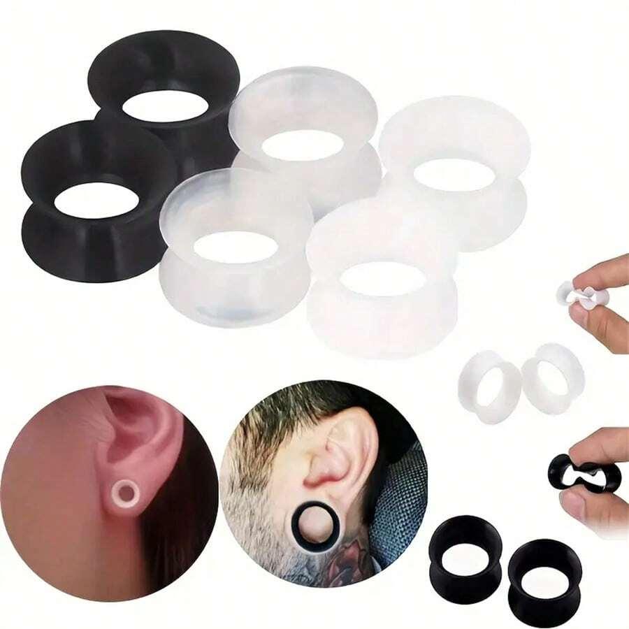 SHEIN SYLIKONOWE KOLCZYKI 6 SZTUK S07__0,04