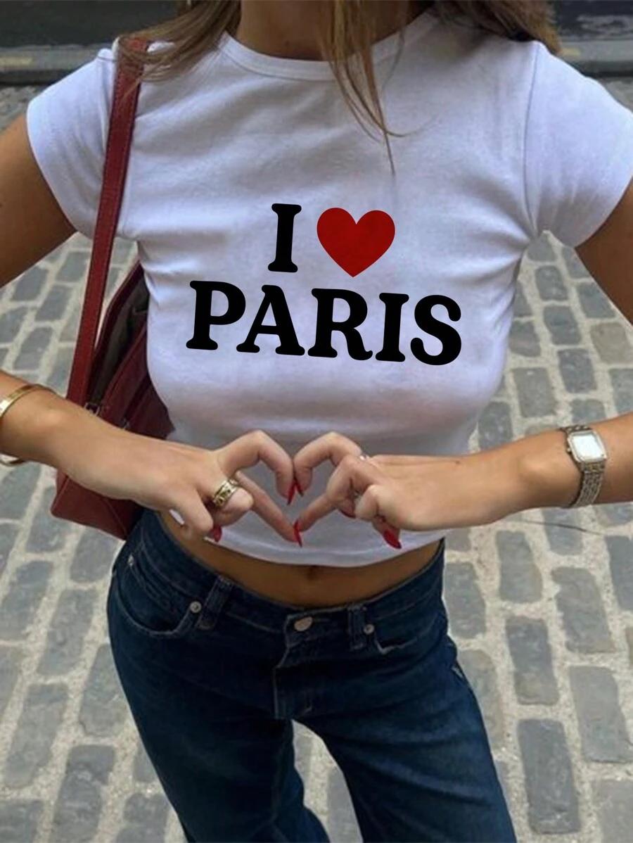 SHEIN BIAŁY TOP NADRUK S06__M